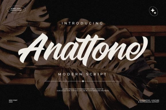 Anattone Font: Elevating Editorial Design