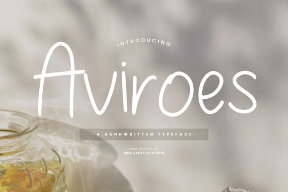 Aviroes Font: Handwritten Charm for Makers