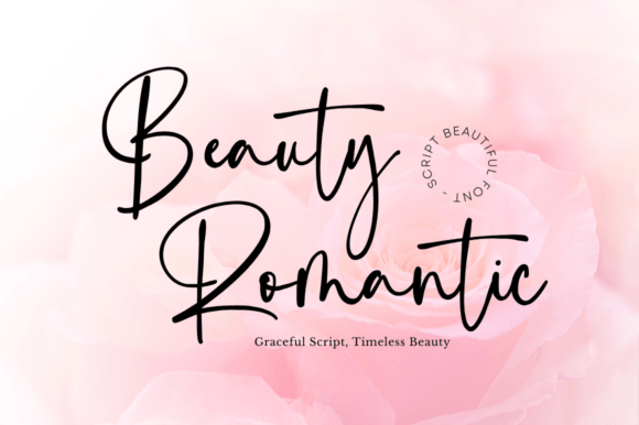 Beauty Romantic Font for Handmade Crafts