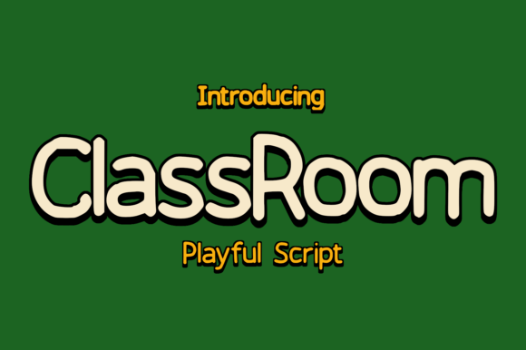 Class Room Font: Whimsical Script for Makers