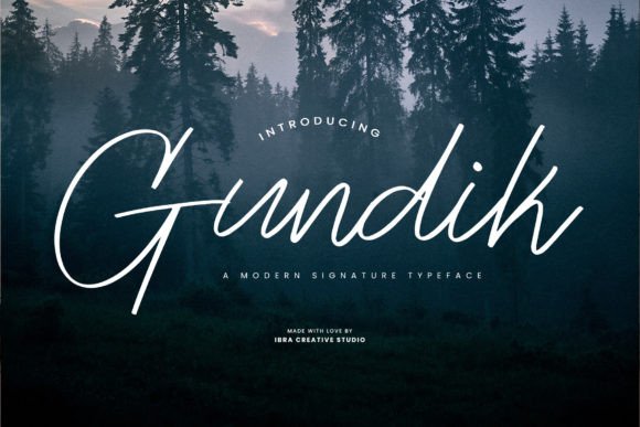 Gundik Font: Elevating Editorial Design with Modern Script