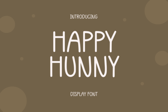 Happy Hunny Font: Playful Branding for Small Business