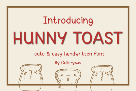 Hunny Toast Font: Friendly Branding for Small Business