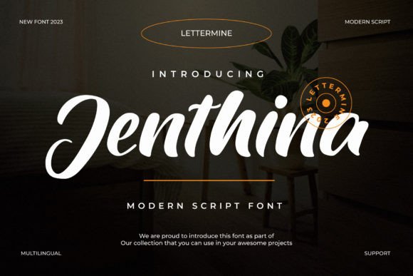 Jenthina Font: Elevating Small Business Branding