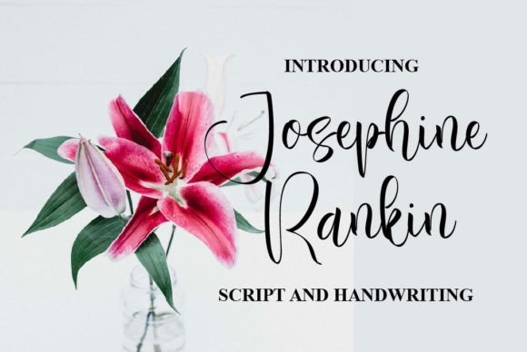 Josephine Rankin Font: Warmth for Handmade Labels