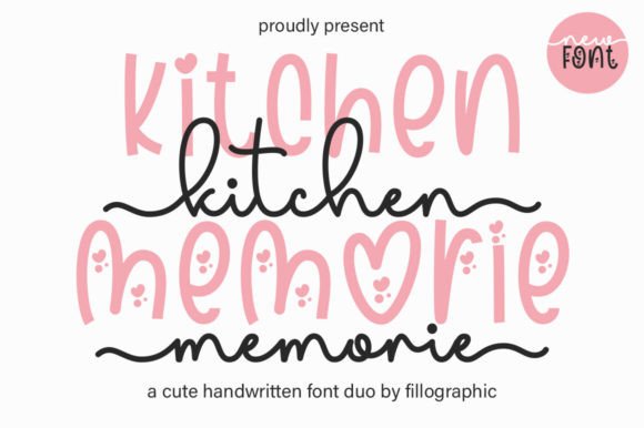 Kitchen Memorie Font: Adding Warmth to Editorial Layouts