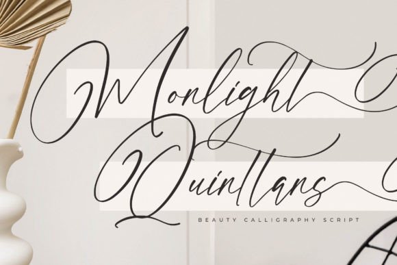 Monlight Quinttans Font for Editorial Design