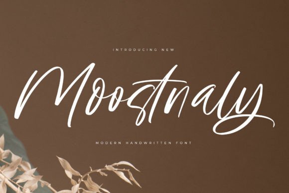 Moostnaly Font Review: Elegant Script for Editorial Design