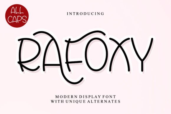 Rafoxy Font Review: Adding Fun to Business Branding