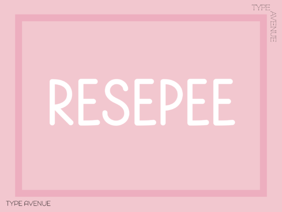 Resepee Font: Editorial Handwriting for Layouts