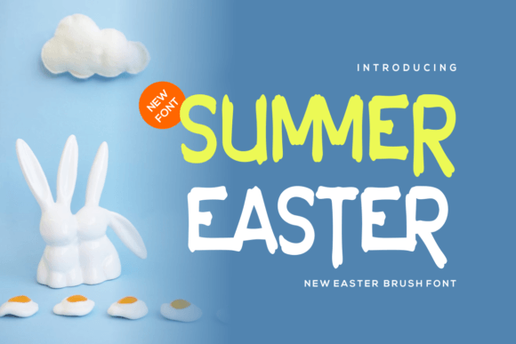 Summer Easter Font: Handwritten Style for Web Design