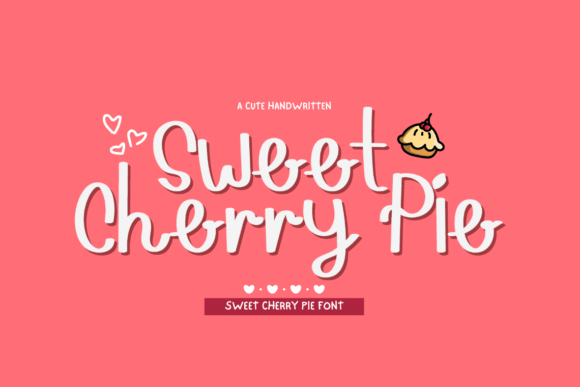Sweet Cherry Pie Font for Editorial Design