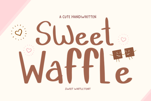 Sweet Waffle Font: A Handwritten Typeface for Branding