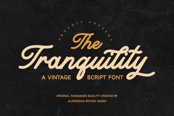 Tranquility Font: Elevating Small Business Branding