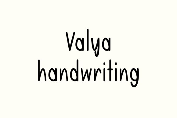 Valya Font: A Handwritten Typeface for Editorial Warmth
