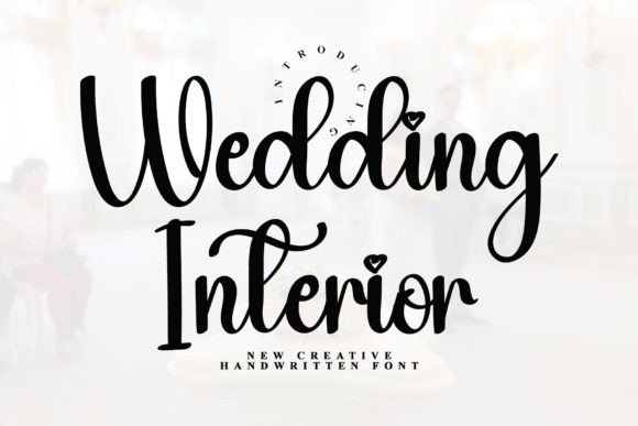 Wedding Interior: A Handwritten Font That Elevates Campaign Visuals