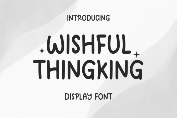 Wishful Thingking Font for Editorial Design